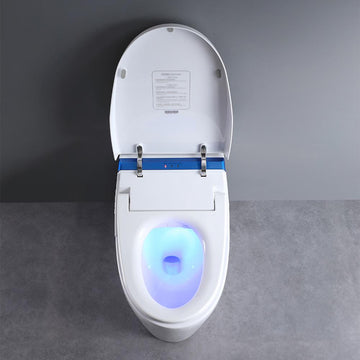 One-Piece Elongated Smart Toilet Floor Mounted Automatic Toilet Self-Clean